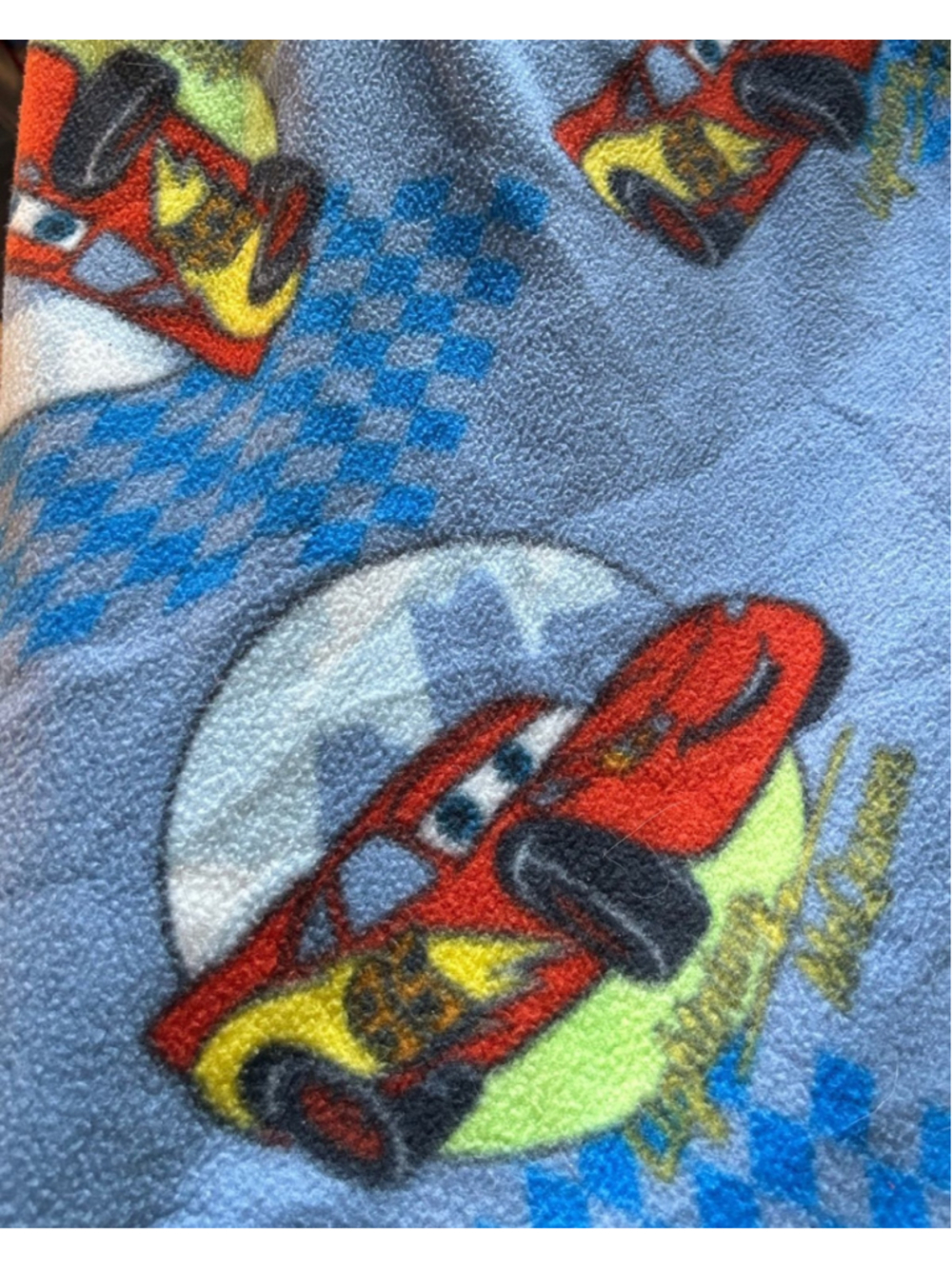 Cars Fleece Fitted Sheet + Pillowcase Twin